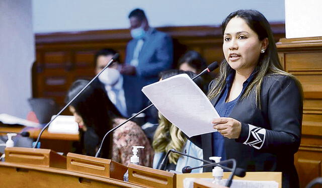  Heidy Juárez. Habría favorecido a primo. Foto: difusión    