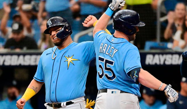 Los Tampa Bay Rays se mantienen como el equipo con el mejor récord de la MLB (20-4). Foto: AFP   