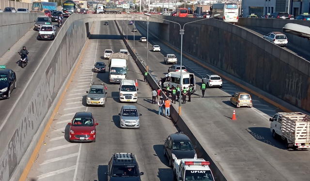  Autoridades investigan el caso para precisar las causas del accidente. Foto. Leonela Aquino/La República<br> 