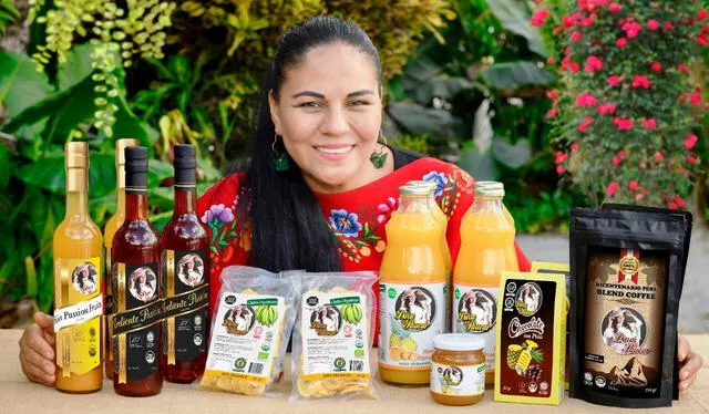 Dina Páucar lanzó su línea de productos orgánicos hechos en Chanchamayo. Foto: Business Empresarial   