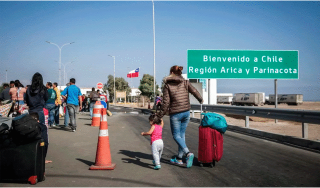 La gran mayoría de personas que se presentan en la zona de frontera para pasar al Perú plantean que su ingreso va a ser en tránsito. Foto: El Pitazo   