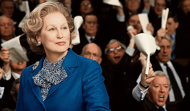  Margaret Thatcher. Ganó el Óscar con La dama de hierro. Foto: Nicolás Guerin/Forbes   