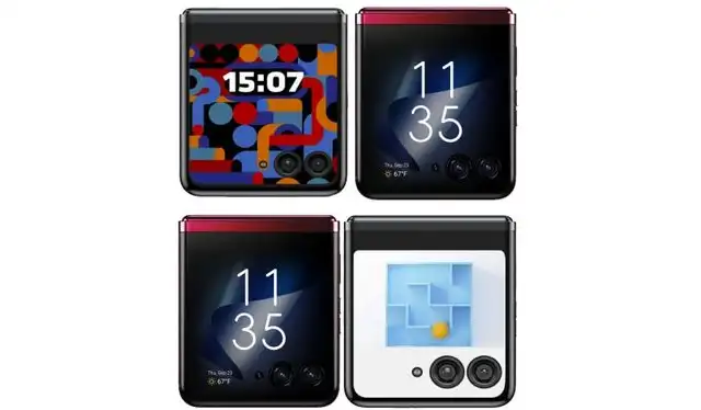  Fondos de pantalla del Motorola Razr Ultra 40. Foto: Evan Blass    