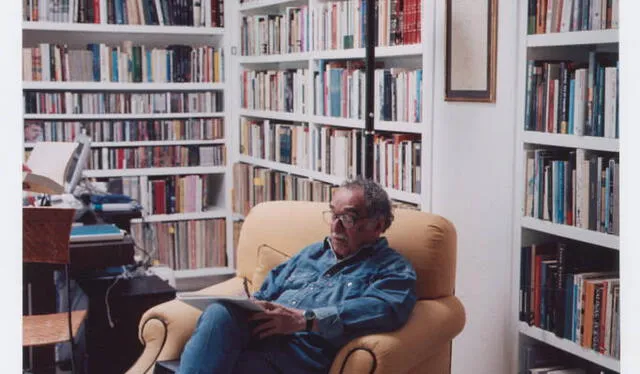  García Márquez en su archivo de la Universidad de Texas, Estados Unidos. Foto: Dimitris Yeros/Harry Ransom Center<br><br>    