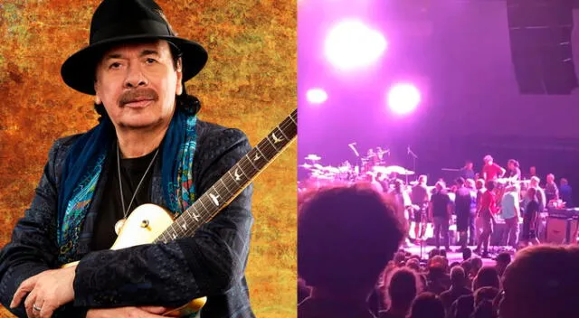 La última vez, Carlos Santana se desmayó en pleno concierto. Foto: Composición LR.   