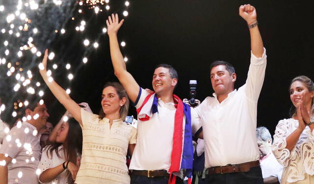  Santiago Peña gobernará Paraguay durante el 2023 al 2028. Foto: EFE   