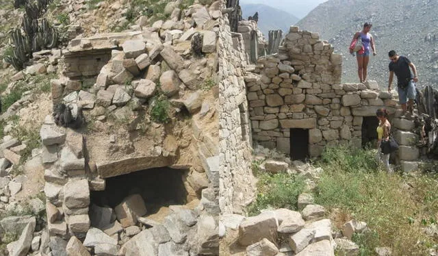  Las ruinas de Palle Viejo tiene estructuras que aún están en pie y otras que perecieron. Foto: composición LR/Facebook/Clases de Historia con Guido Ticona   