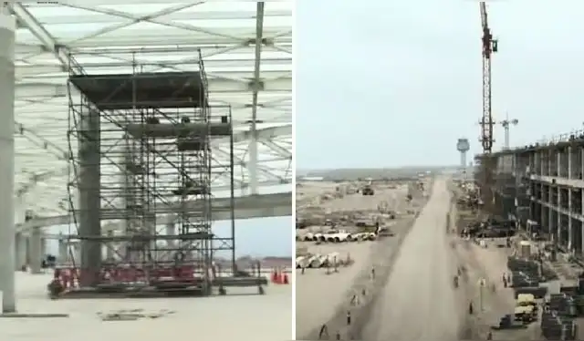 Actualmente, el nuevo aeropuerto presenta 31% de avance. Foto: TV Perú Actualmente, el nuevo aeropuerto presenta 31% de avance. Foto: TV Perú
