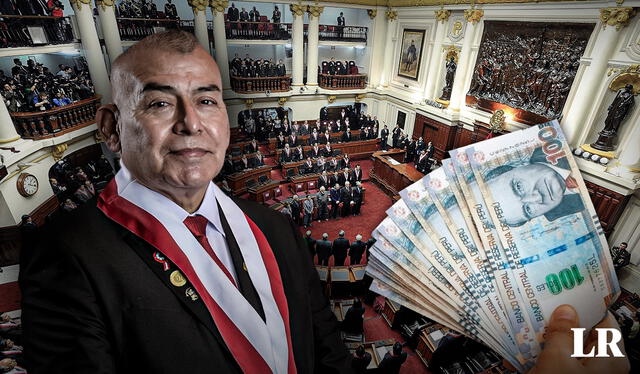  Congresista José Arriola recibe aportes económicos de sus trabajadores de manera mensual. Foto: composición Alvaro Lozano/ La República  