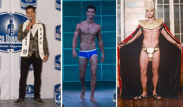  Joel Farach en su paso por el certamen Mister Universo Model 2014. Foto: Mister Universe Peru Facebook<br><br>    