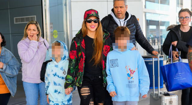 Shakira y sus hijos residen en Miami. Foto: difusión    