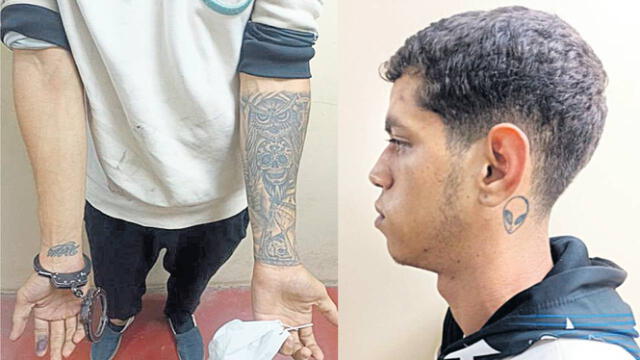  Búsqueda. El asesino tiene tatuajes en los brazos y el cuello. Foto: difusión   