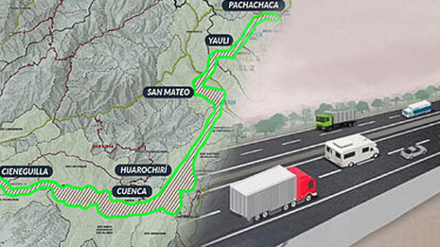 Nueva Carretera Central mejorará transportes desde Lima y Huancayo. Foto: composición LR/MTC   