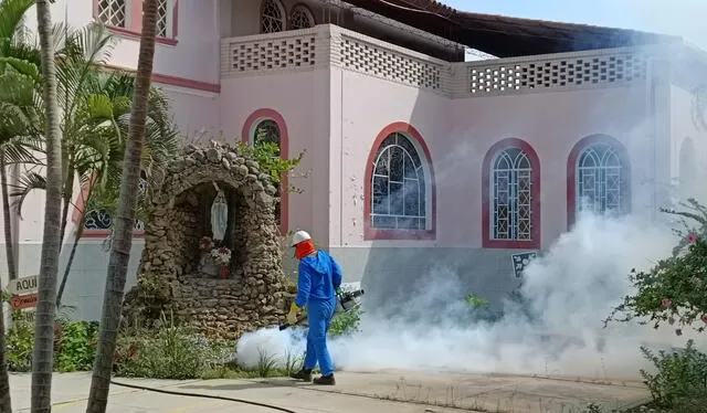  A pesar de haberse fumigado el asilo, los casos de dengue persisten. Foto: Almendra Ruesta/La República    