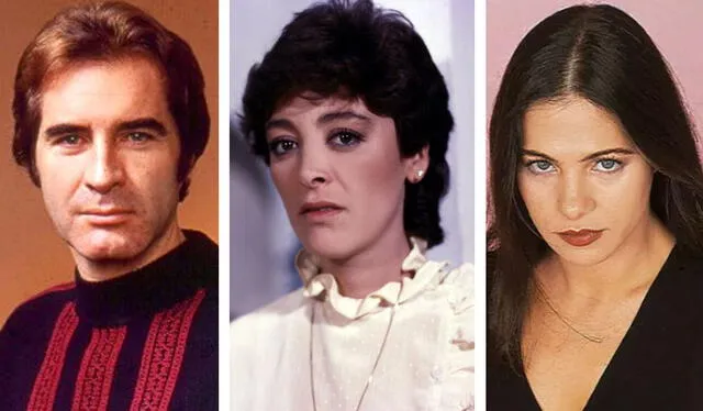  Rogelio Guerra, Silvia Pasquel y Ana Colchero protagonizaron la telenovela "Los años perdidos" (1987). Foto: IMDb<br><br>    