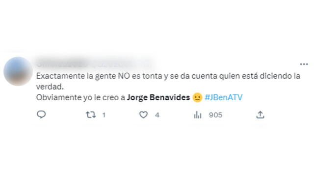  Comentario sobre el caso entre JB y Dayanita. Foto: captura/Twitter   