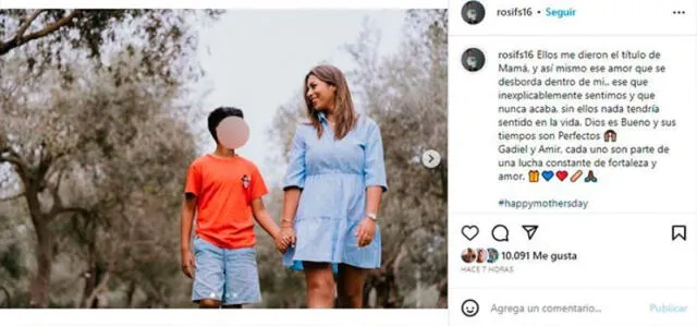 Rosa Fuentes compartió una tierna publicación junto a sus hijos. Foto: Instagram Rosa Fuentes   