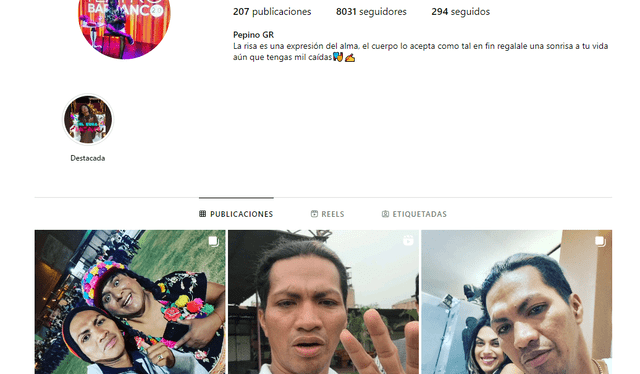  Cómico Pepino presente en Instagram. Foto: Instagram   