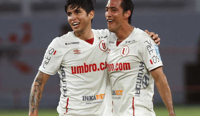 Horacio Benincasa y Braynner García fueron los centrales titulares de Universitario en 2015 y 2016. Foto: archivo GLR   