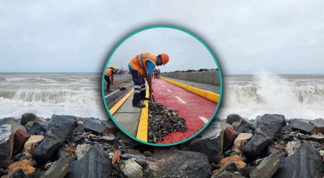  El oleaje anómalo que se ha presentado en el litoral peruano en los últimos días. Foto: La República 