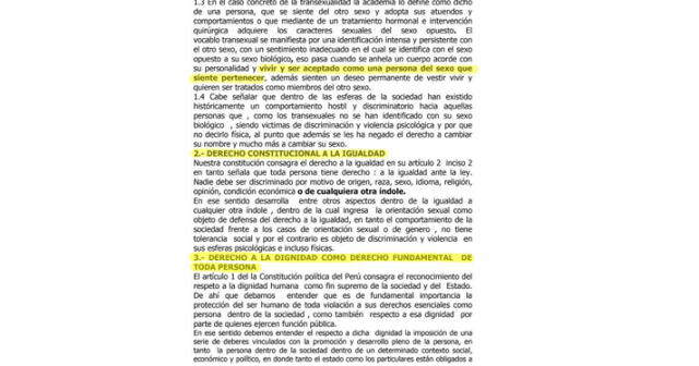  El magistrado Luis López tomó en cuenta los derechos humanos que contemplan la Constitución y los tratados internacionales. 