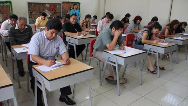 Más de 1800 profesores se presentaron a dar la prueba. Foto: Minedu   