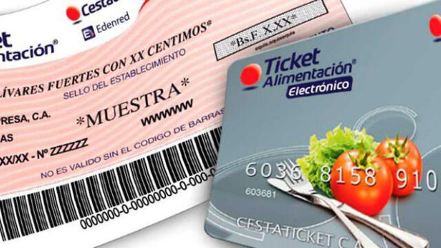 Empleados públicos y privados deben recibir el bono de alimentación como establecen las leyes en Venezuela. Foto: Cesta Ticket   