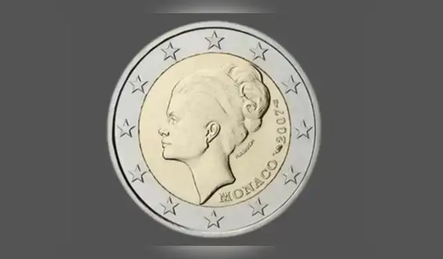 La moneda de 2 euros tiene el rostro de la princesa de Mónaco. Foto: As La moneda de 2 euros tiene el rostro de la princesa de Mónaco. Foto: As