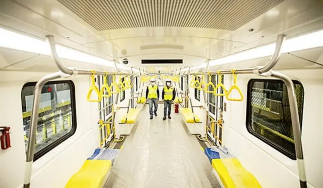 El primer tramo de la Línea 2 del Metro de Lima tiene un avance de más del 90%. Foto: El Peruano  