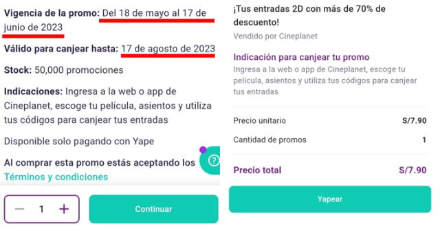 La vigencia de la promo de Yape va desde el mes de mayo hasta junio. Foto: composición LR/Yape   