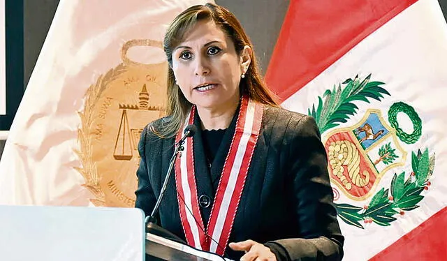 Fiscal de la Nación y presidenta de la Junta de Fiscales Supremos, Patricia Benavides Vargas   