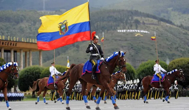 Conmemoración de la batalla de Pichincha. Foto: EFE   