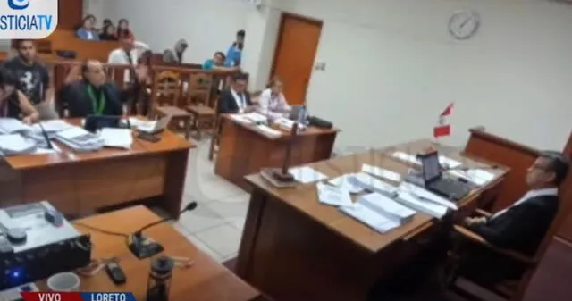  El juez escuchó al fiscal y a los abogados de Jesús Bautista y Vanesa Cachique/captura video/ Justicia TV    