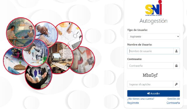  Página oficial del Sistema Nacional de Ingreso Universitario (SNI) de Venezuela de este año 2023. Foto: captura web/SNI<br><br>   