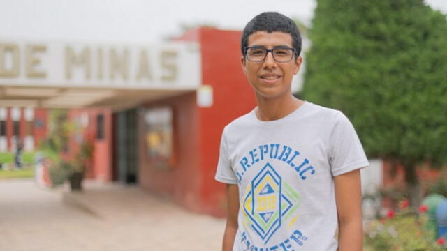  Piero estudiará Ingeniería de Minas en San Marcos. Foto: Andina   