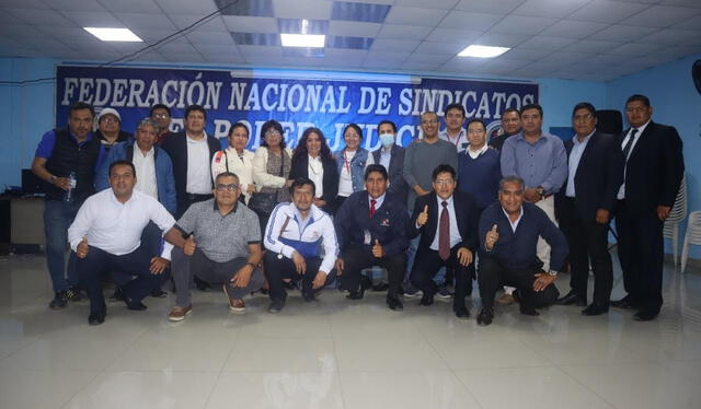  Miembros de la Federación Nacional de Sindicatos del Poder Judicial. Foto: Fenasipoj   