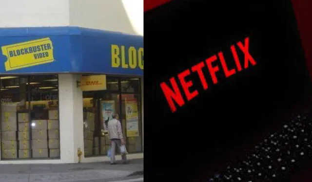 Blockbuster and Netflix had a strong rivalry.  Photo: Composition GLR/Tres Líneas/Aire de Santa Fe   