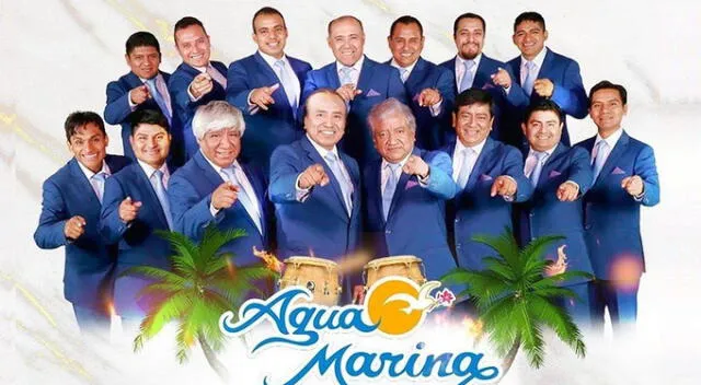  Agua Marina es uno de los grupos peruanos de cumbia que se ha mantenida vigente durante los últimos 20 años.   