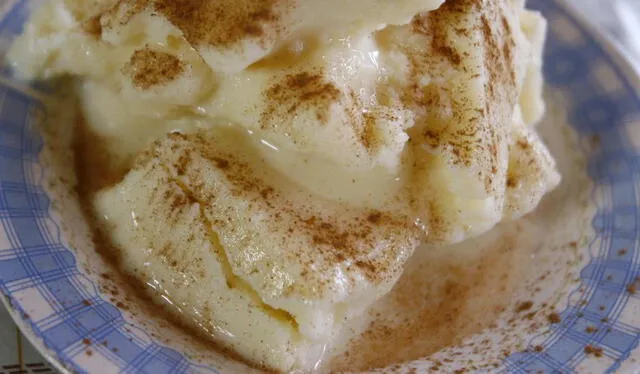 El queso helado se puede servir en plato u otro recipiente. Foto: La República    