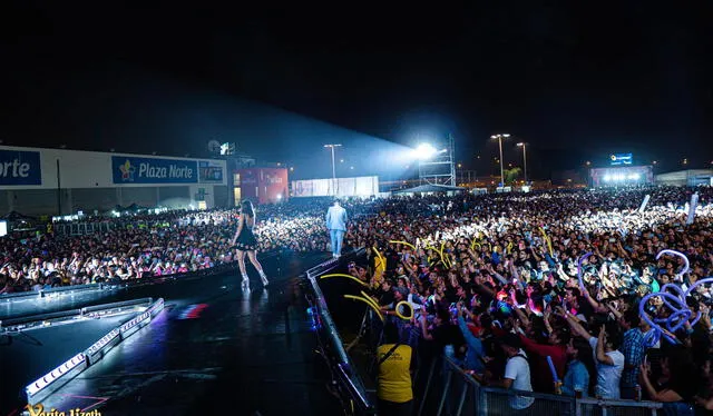  Yarita Lizeth abarrotó Plaza Norte en su concierto en Lima. Foto: Yarita Lizeth Yanarico Quispe/Facebook 