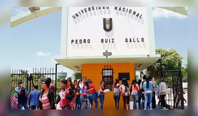 Universidad Nacional Pedro Ruiz Gallo . Foto: La República Universidad Nacional Pedro Ruiz Gallo . Foto: La República