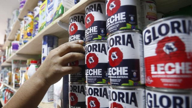  Usuarios denunciaron que el tarro de leche Gloria ha subido en S/0,40 su precio y ha disminuido su contenido. Foto: Diario Perú   