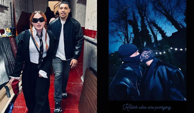 Madonna dio a conocer el romance con Josh Popper en sus redes sociales. Foto: composición LR/captura de Instagram   