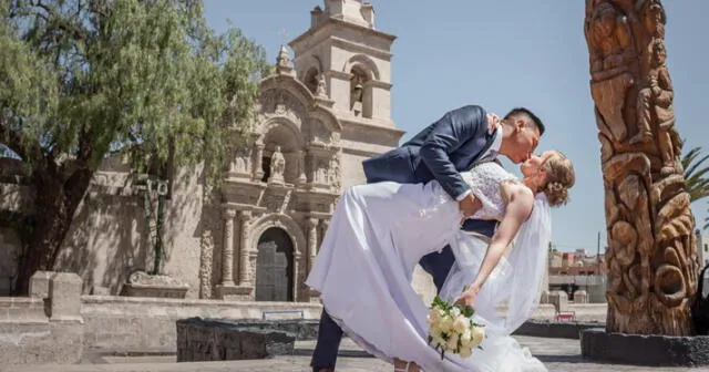 La pareja se casó en el 2022. Foto: Brandon Sucari   