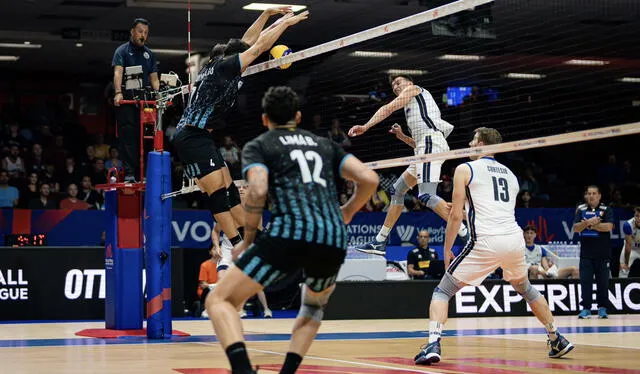 Argentina Will Be Looking To Extend Their Good Run Against Canada In The 2023 Volleyball Nations League.  Photo: Feva   
