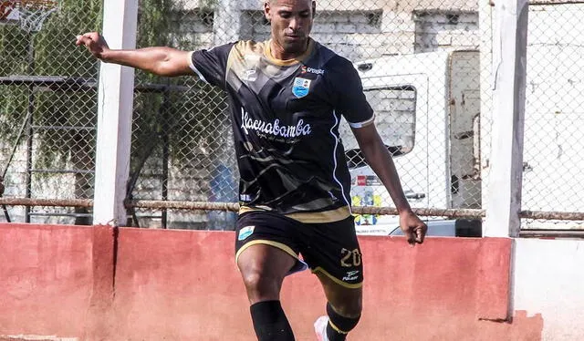 Miguel Curiel anotó su primer gol con Deportivo Llacuabamba en el empate 2-2 con Unión Huaral por la Liga 2. Foto: Deportivo Llacuabamba 
