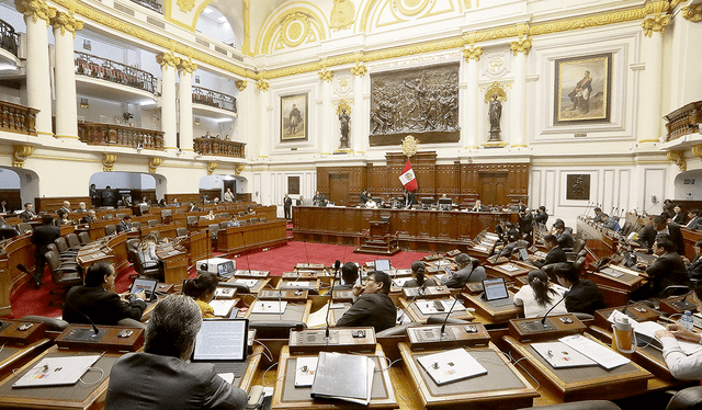 Pleno del Congreso. Foto: Congreso   