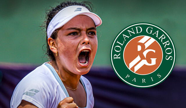  Lucciana Pérez jugará la final de Roland Garros Junior contra Anastasiia Gureva. Foto: composición LR/Tenis al Máximo   