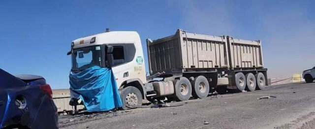  Conductor del camión fue detenido y conducido a la comisaría de Imata. Foto: El Altiplano Informa   