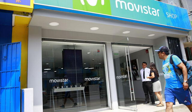  Exteriores de una agencia Movistar, la empresa de telefonía que contabilizó más reclamos en el 2022. Foto: Archivo LR   